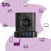 Zestaw Listwa zasilania 13AC 3USB 1USB-C SPS-CS01