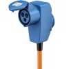 Adapter kabel CEE na CEE 16A i Schuko 90st 5m