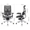 Fotel biurowy obrotowy Springle 44 Czarny