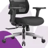 Fotel biurowy obrotowy Spacetronik LUMBO 11 Czarny