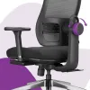 Ergonomiczny fotel Spacetronik LUMBO 44 Czarny