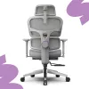 Ergonomiczny fotel Spacetronik LUMBO 44 Szary