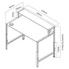 Biurko regulowane 78.5 cm FUNKY FURNITURE