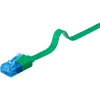 Kabel LAN Patchcord CAT 6A UTP PŁASKI green 2m