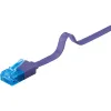 Kabel LAN Patchcord CAT 6A UTP PŁASKI violet 2m