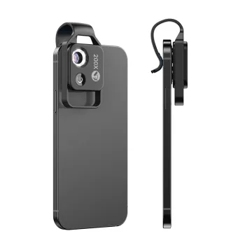 Mikroskop cyfrowy obiektyw do telefonu 200x LED
