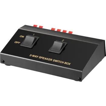 Przełącznik selektor switch głośnikowy 2x1 Goobay