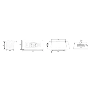 Gniazdo blatowe obrotowe Spacetronik SPS-O26S