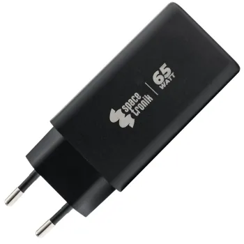 Ładowarka 3w1 USB-C USB PD Quick 65W 5A czarna