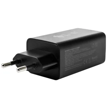 Ładowarka 3w1 USB-C USB PD Quick 65W 5A czarna