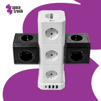 Listwa zasilająca 5xAC 3xUSB 1xUSB-C SPS-C02W