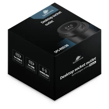 Gniazdo blatowe okrągłe Spacetronik SPS-R0D3BSET
