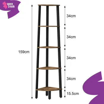Regał metalowy 159cm Spacetronik Funky Furniture 4