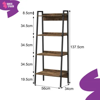Regał metalowy 137cm Spacetronik Funky Furniture 1