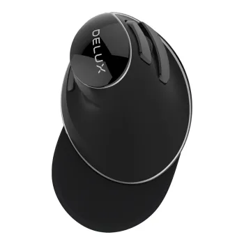 Mysz optyczna Delux M618PD czarna, bezprzewodowa