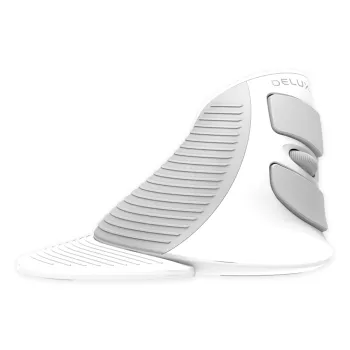 Ergonomiczna Mysz Delux M618G DB biała bezprz.