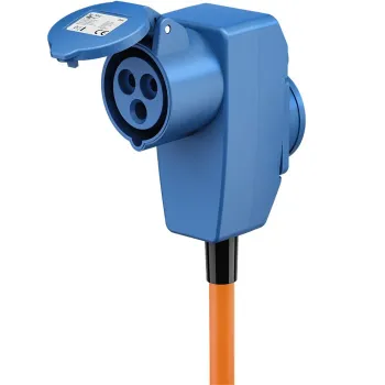 Adapter kabel CEE na CEE 16A i Schuko 90st 5m