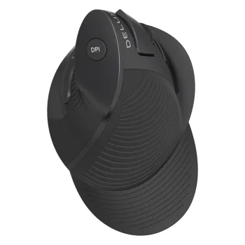 Ergonomiczna Mysz Delux M618G DB czarna bezprz.