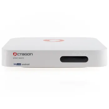 OCTAGON SPIRIT WHITE 4K UHD Android TV Box IPTV