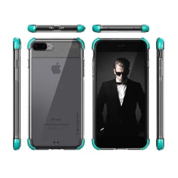 Etui Covert 2 Apple iPhone 7 Plus 8 Plus turkusowy