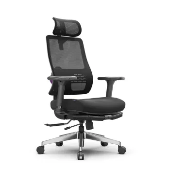 Ergonomiczny fotel Spacetronik LUMBO 44 Czarny