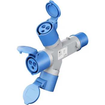 Adapter rozdzielacz CEE na 3 CEE 16A typu Y