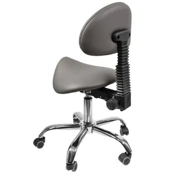 Ergonomiczny hoker regulowany SELLA 1 szary