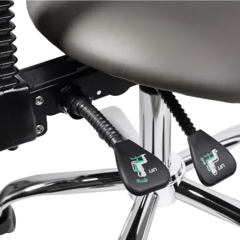 Ergonomiczny hoker regulowany SELLA 1 szary