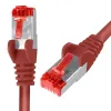 Kabel RJ45 CAT 6 S/FTP AWG27 LSZH czerwony 0,5m