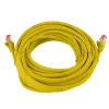 Kabel RJ45 CAT 6 S/FTP AWG27 LSZH żółty 10m