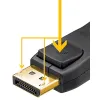 Kabel Display Port DP - DP 1.4 8K 60Hz Goobay 2m