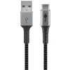 Kabel USB-C - USB-A 2.0 Goobay TEXTIL 0,5m