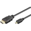 Kabel HDMI - micro HDMI 2.0 4K 60Hz Goobay 0,5m