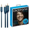 CLICKTRONIC Kabel Audio Jack 3,5mm - 2xRCA 2m