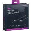 CLICKTRONIC Kabel optyczny Toslink + ad. Jack 7,5m