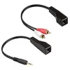 Audio adapter 2RCA przez kabel LAN na jack SPA-A01