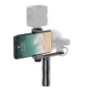 KIT Mikrofon do telefonu z selfie stick i lama LED