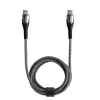 Kabel USB-C - USB-C LDNIO 65W 1m szary LC101