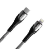 Kabel USB-C - Lightning LDNIO 1m szary 30W LC111