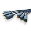 CLICKTRONIC Kabel 3xRCA - 3xRCA Komponent YUV 20m