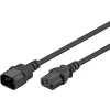 Kabel zasilający IEC C13 - C14 Goobay czarny 3m