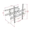 Uchwyt regulowany 3D do TV 23