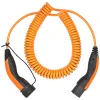 Kabel EV spiralny Type 2 LAPP 11kW 20A orange 5m