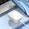 Ładowarka 32W 3 porty USB PD QC Ldnio Q334 white