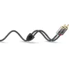 Kabel audio Jack - 2x RCA Goobay Plus TEXTIL 5m