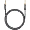 Kabel audio Jack 3.5mm x2 Goobay Plus TEXTIL 1m