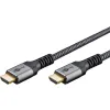 Kabel HDMI 2.1 8K 60Hz Goobay Plus TEXTIL 0.5m