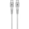 Kabel USB-C 2.0 Goobay SuperSoft TEXTIL biały 0.5m