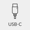 Kabel USB-C PD100/240W Spacetronik 2m fioletowy