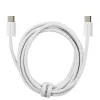 Kabel USB-C PD100/240W Spacetronik 2m biały